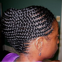 Image of woman with braided style by Ebonee Shelton